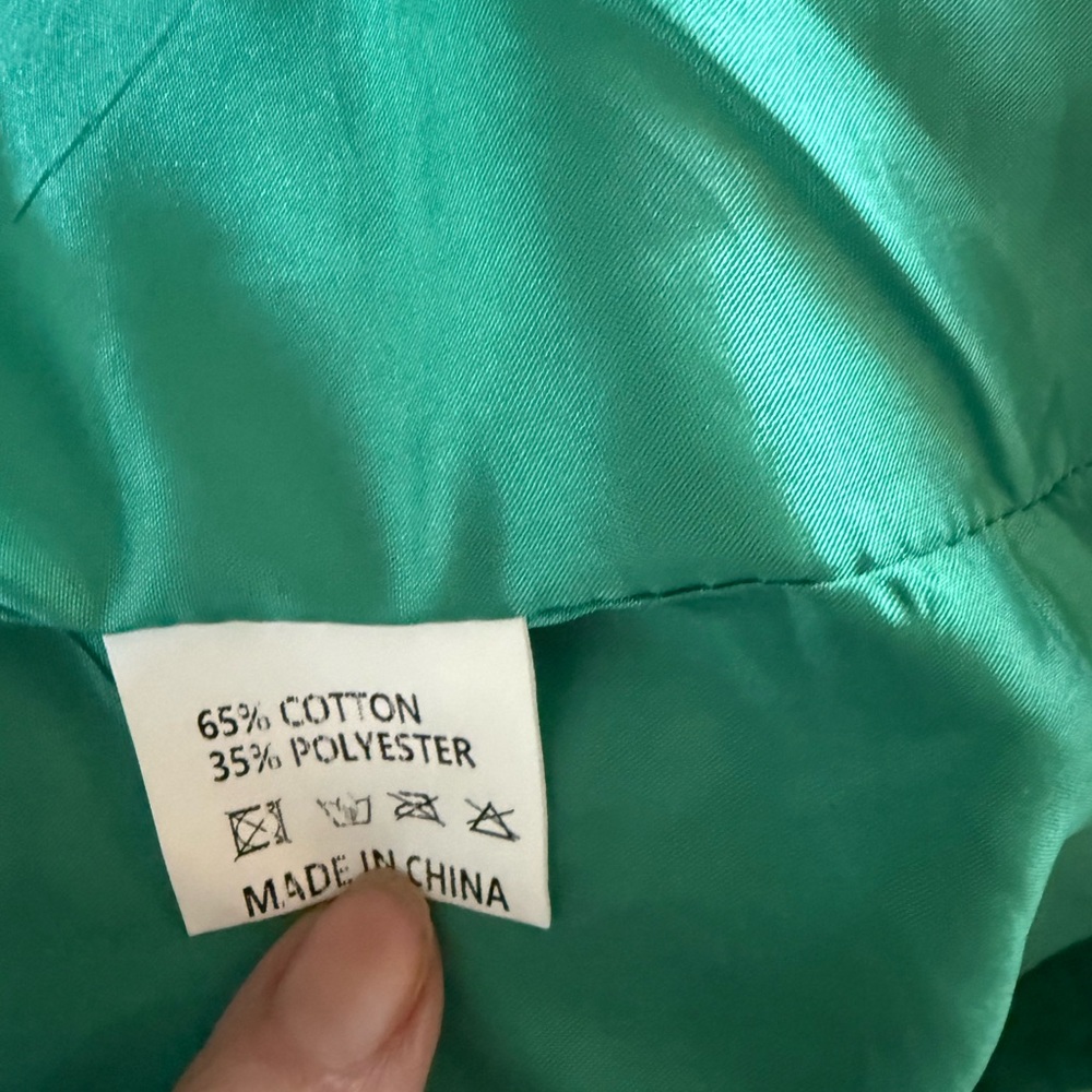 Beautiful Vintage Boucle Knit COAT SZ M Fabulous Buttons Kelly Green Gorgeous! - Picture 15 of 15
